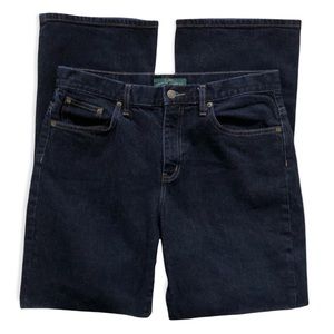 LRL Ralph Lauren Dark Wash Classic Bootcut Jeans-Sz 12  Look New